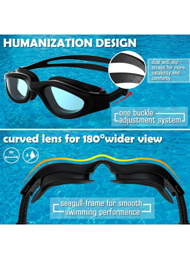 Winline Swimming Goggles Polarized Lenses Anti Fog Anti UV Waterproof Clear Vision Easy Adjust Soft Bridge for Men Women Adults Teens - Image 4