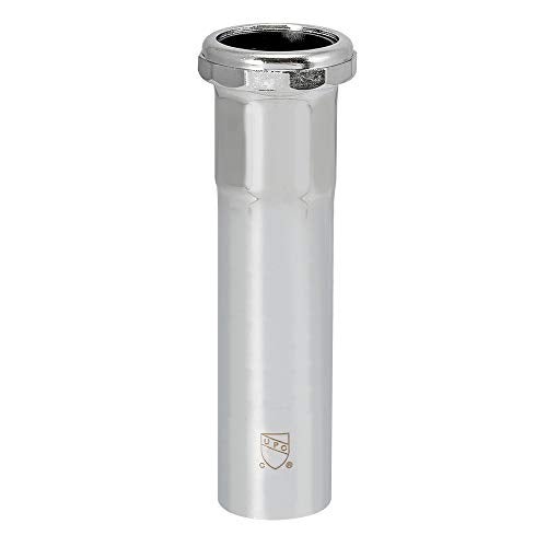 EZ-FLO 1-1/2 Inch Heavy Duty Extension Tube with Slip Joint Connection, 6 Inch Length, 22 Gauge, Brass Plumbing Fitting, Chrome, 35101 - Image 1