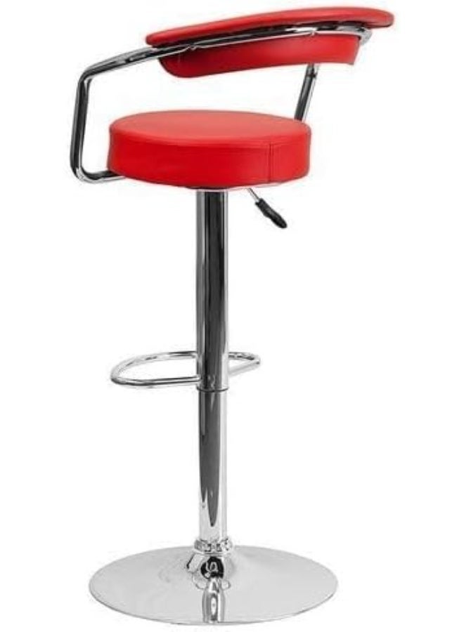 Hydraulic Bar Chair – Adjustable Swivel Stool with Footrest – Durable & Comfortable Seating for Home, Kitchen, or Bar - Image 3