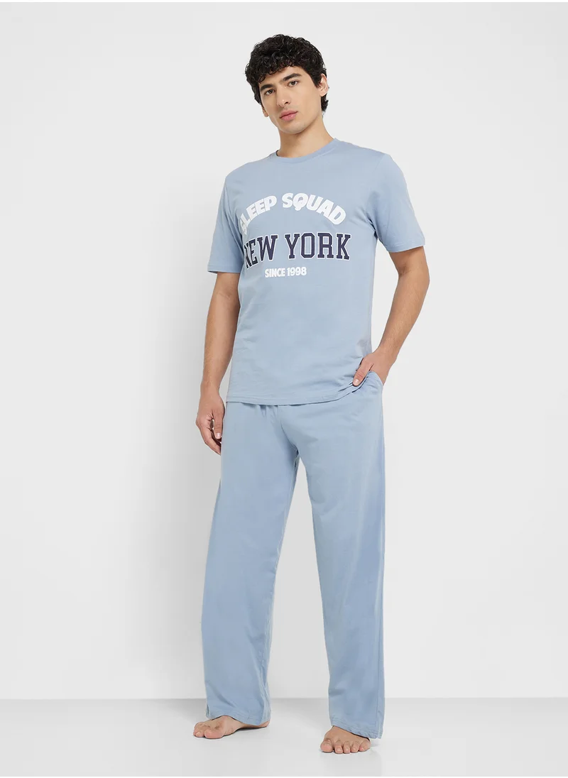 Robert Wood Nightwear T-Shirt & Pants Sets