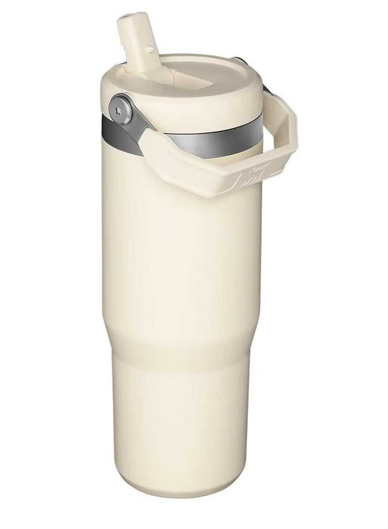 Stanley IceFlow Stainless Steel Tumbler - Vacuum Insulated Water Bottle for Home, Office or Car Reusable Cup with Straw Leak Resistant Flip Cold for 12 Hours or Iced for 2 Days, 30oz - Image 2