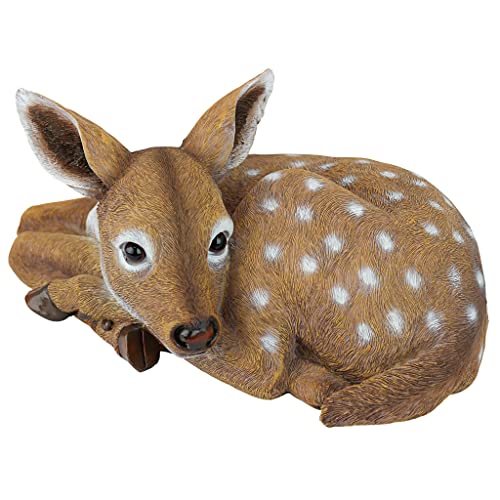 Design Toscano Hershel, the Forest Fawn Baby Deer Statue - Image 2