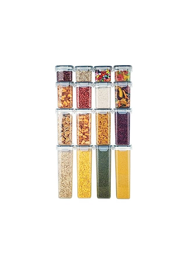 Occuwzz Airtight Food Containers,BPA-free Food Storage,Kitchen Food Storage Containers With Lids Stackable Food Storage Containers,Meal Prep Containers Vacuum Seal Food Storage Containers (16 PCS) - Image 2