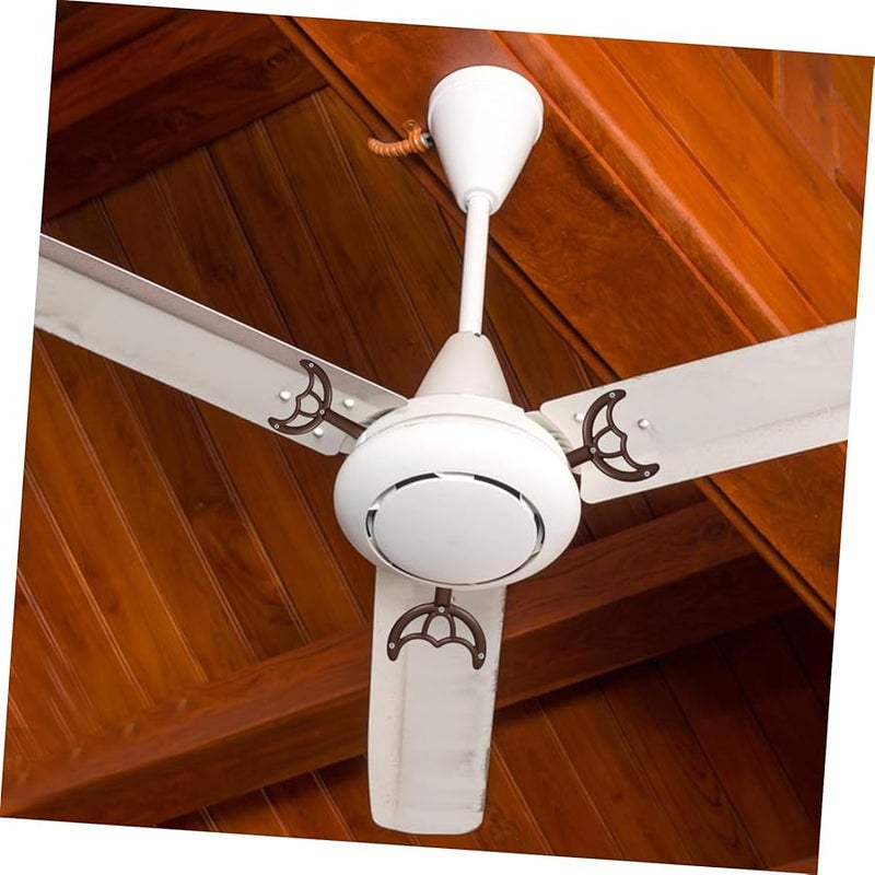 أذرع استبدال مروحة السقف للقهوة قضبان دعم معدنية لريش المروحة سهلة التركيب - Image 5