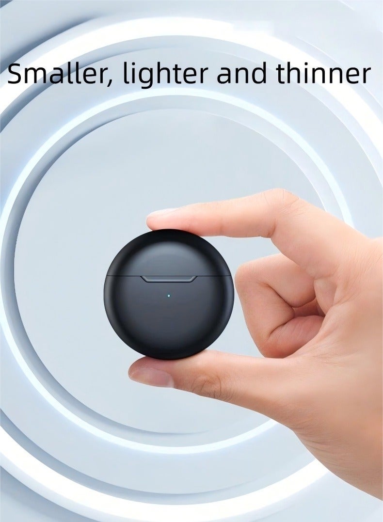 برو سماعة بلوتوث لاسلكية لسماعة الأذن، سماعة أذن مع سماعة بلوتوث ستيريو شبه داخل الأذن، سماعة أذن خفيفة الوزن - Image 4