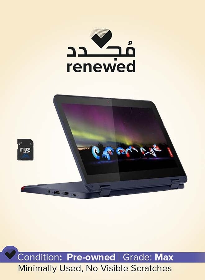 Lenovo Renewed - 2022 500w Gen 3 Laptop With 11.6-Inch Touchscreen Display, Celeron N5100 Processor/Quad Core/8GB RAM/128GB Emmc/Intel UHD Graphics/Windows 11 English Black - Image 1