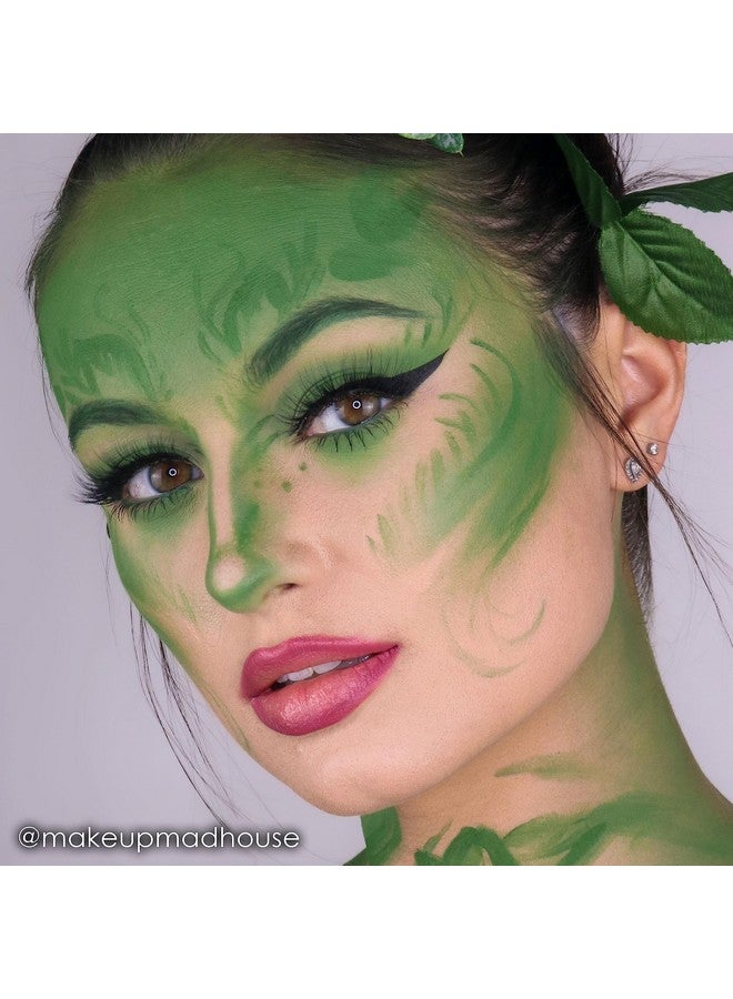 mehron Makeup Starblend Cake Makeup | Wet/Dry Pressed Powder Face Makeup | Powder Foundation | Green Face Paint & Body Paint 2 Oz (56G) - Image 2