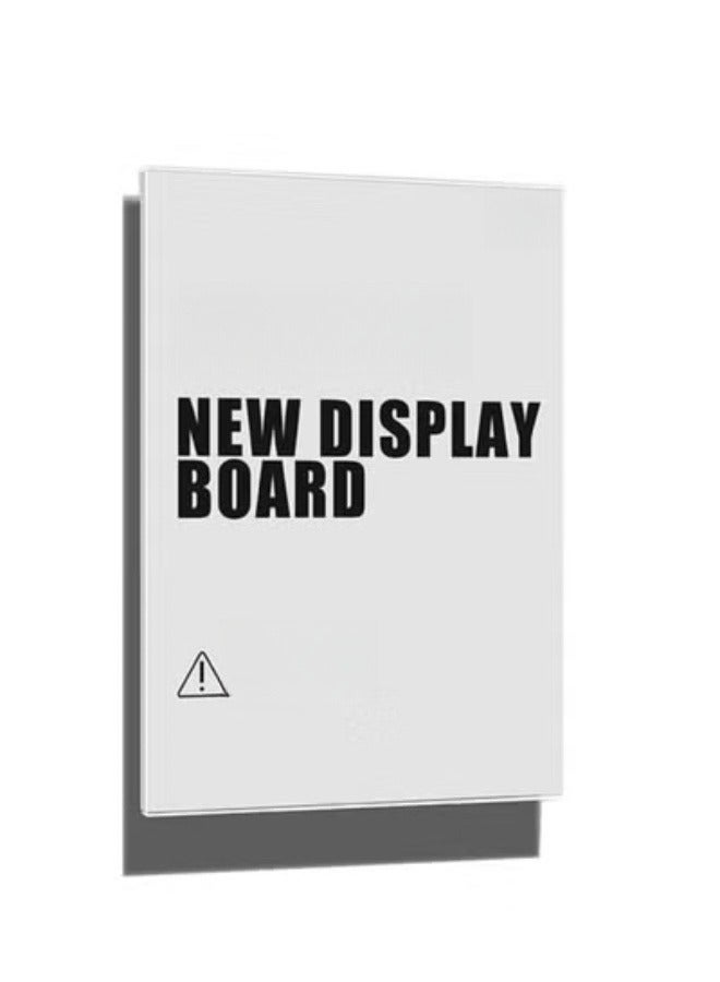 Eckek Wall Mount Acrylic Sign Holder Self Adhesive Display Frame Clear Document Frame for Office, Store, School, Home, Wall Picture Frame - Image 2