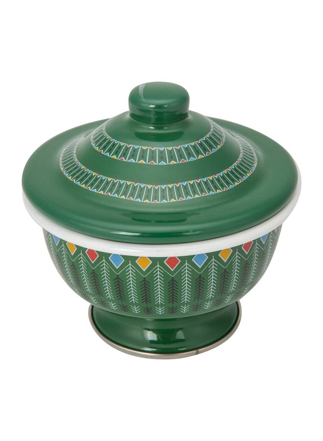 AL SANIDI Al-Asiri inscription bowel, bowel with Lid - Image 2