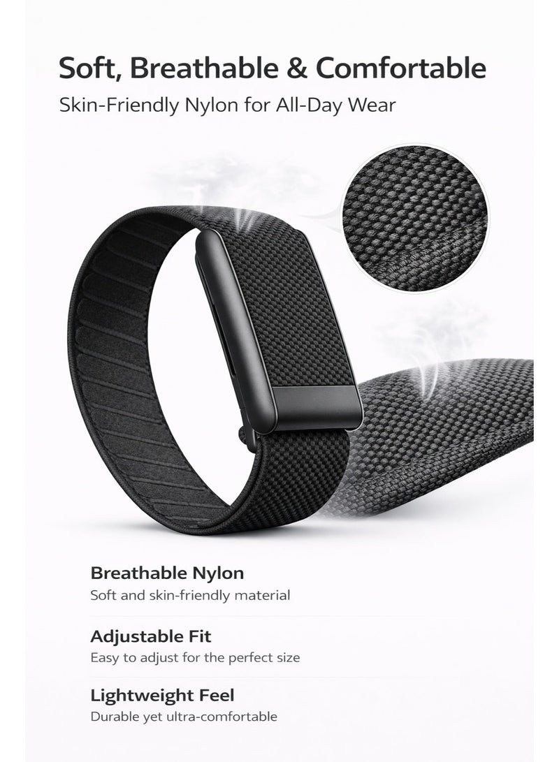 Nylon Replacement Band for WHOOP 5.0 – Adjustable Compatible Wristband - Image 2