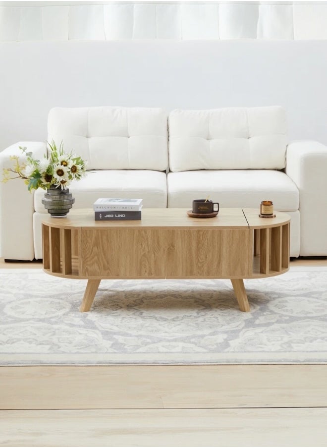 woodx Lift-Top Coffee Table with Hidden Storage  - Image 3
