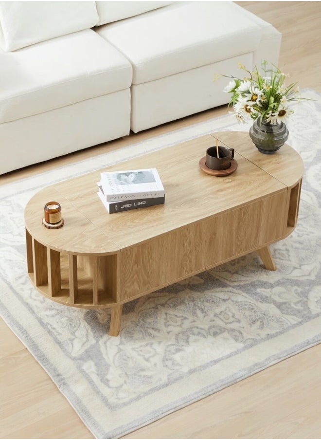 woodx Lift-Top Coffee Table with Hidden Storage  - Image 2