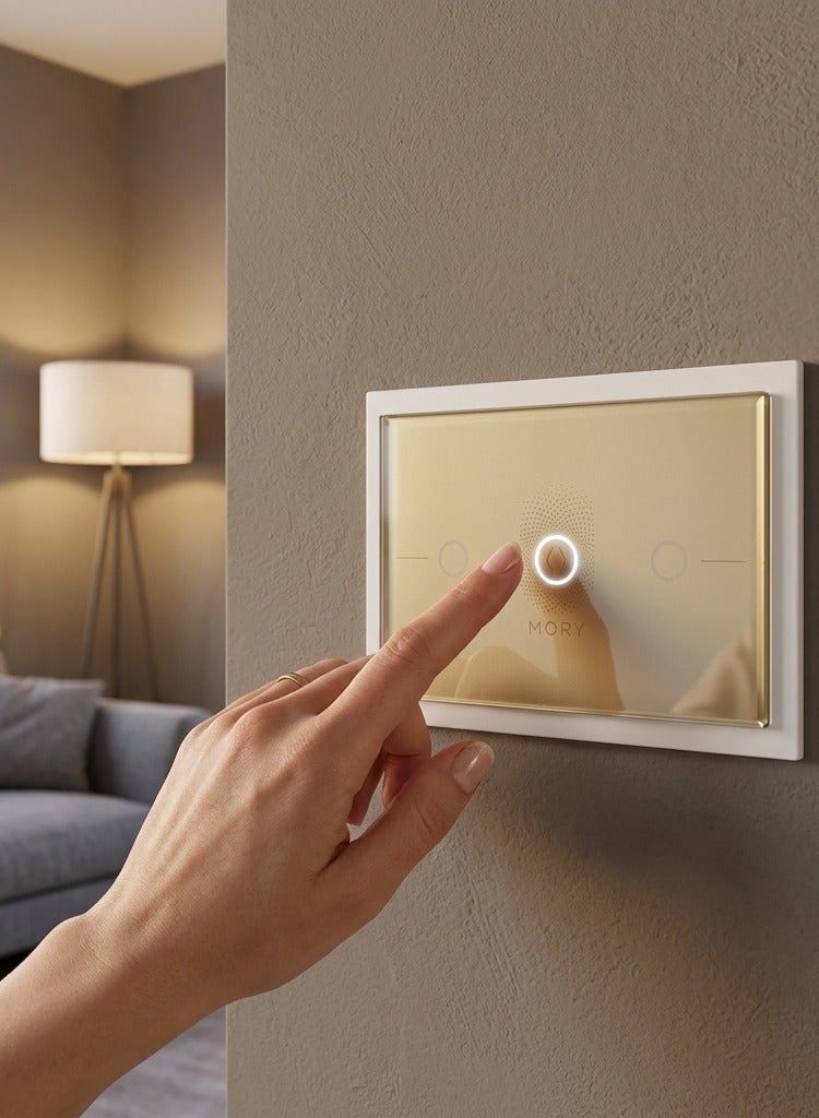 موري مفتاح دايمر انارة تاتش سمارت هوم موري شمباني Zigbee -G - Image 1