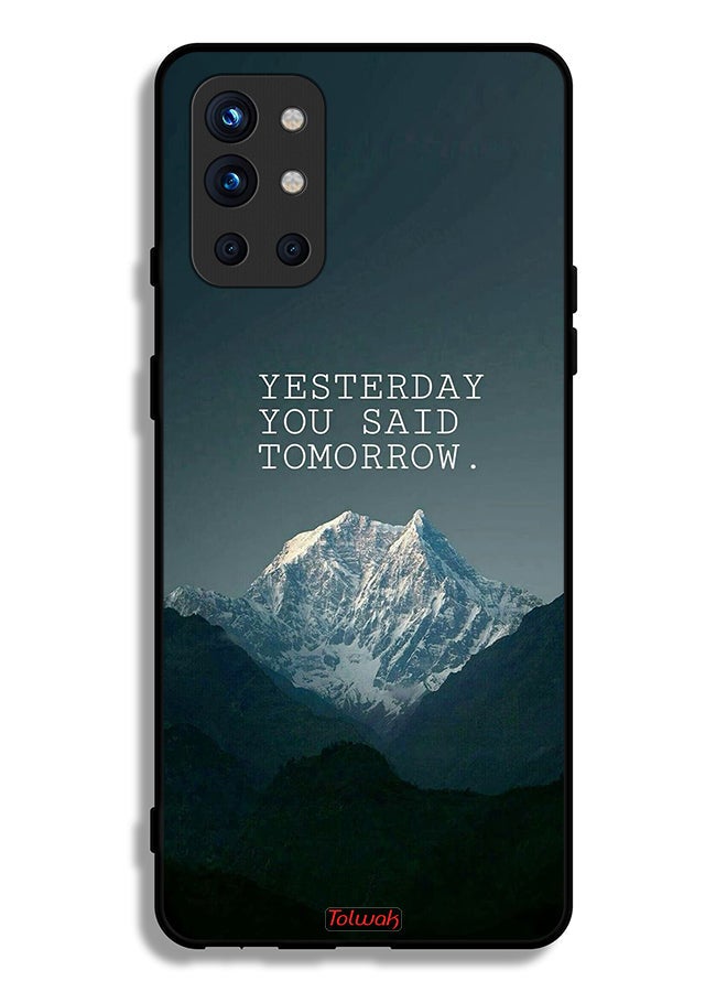 Tolwak OnePlus 9R 5G Protective Case Cover Yesterday You Said Tomorrow - Image 2