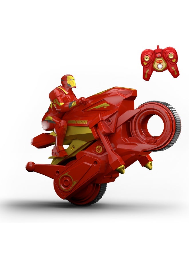 Marvel Iron Man Blaze & Race Bike | 2.4 GHz Frequency | Full Function | Age 3+ - Image 2