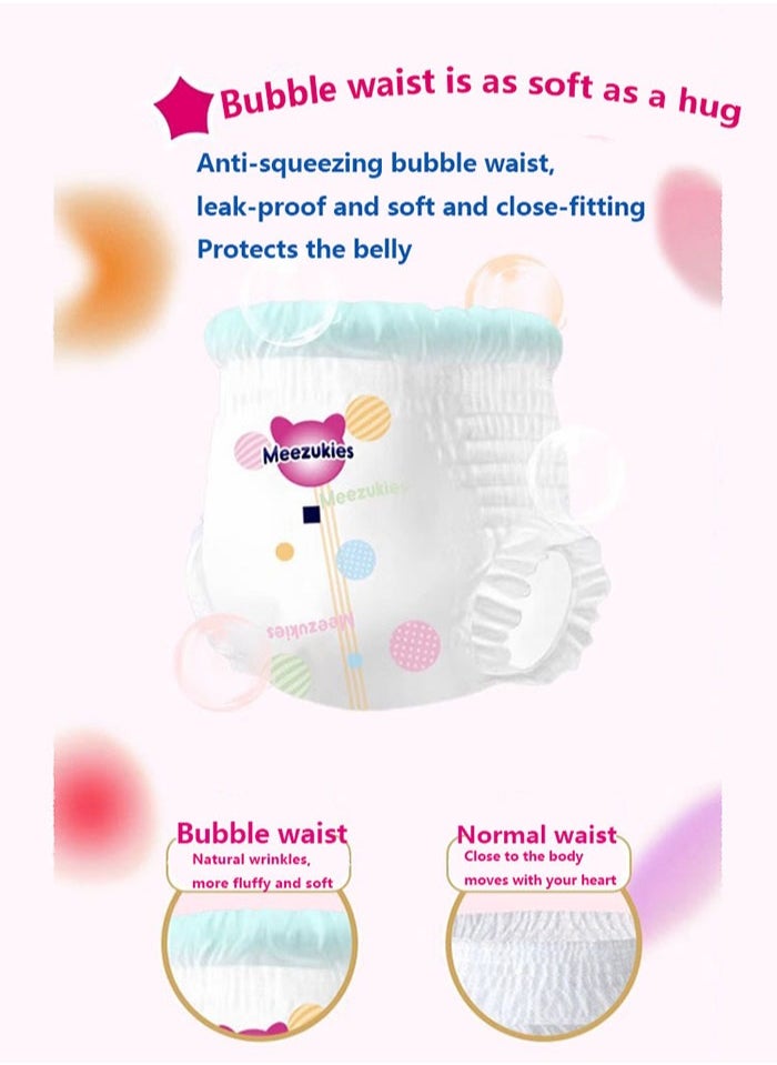 Generic - Baby Comfort Fit Pants Diapers, 3XL Suitable for babies 18+ Kg, 76 Diapers Instant Absorption Core Carefully chosen breathable base film - Image 1