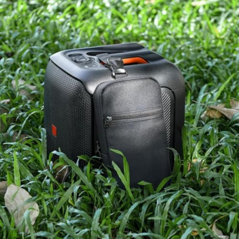 Microphone Carrying Case for Partybox Essential/Partybox 110 Speaker Mic, Durable Nylon Travel Storage Bag with Padded Accessory Pocket - Image 2