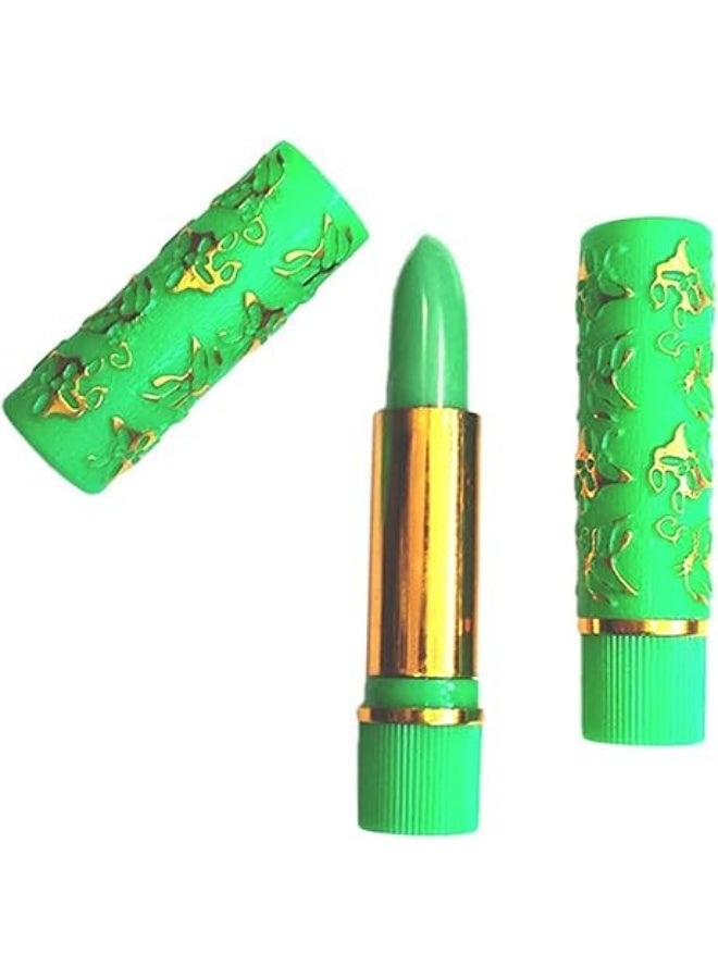 Red Blossom Magic Green Lipstick – Color-Changing Lip Balm | pH-Activated Tint for Personalized Pink Shade | Long-Lasting, Moisturizing Lip Color 