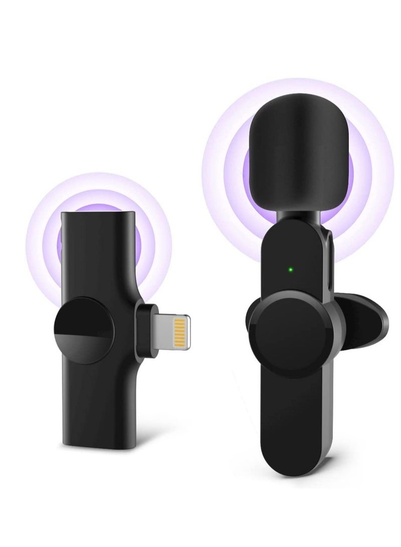 ELTRAZONE Wireless Lapel Lavalier Microphone for iPhone iPad Recording,YouTube Facebook Live Stream,Vlog, Auto-Sync Wireless Mic with 2 Clips (No Need App/Bluetooth) - Image 1