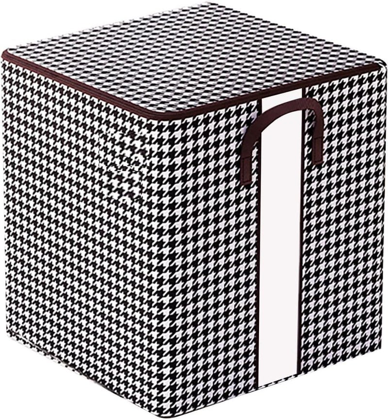 RAJA DHIRAJ Multipurpose Collapsible Storage Bag Foldable Storage Box With Handle Lid Quilt Storage Bag Closet Organizer Box Wardrobe Organizer Pack of 1Multicolor180L - Image 1