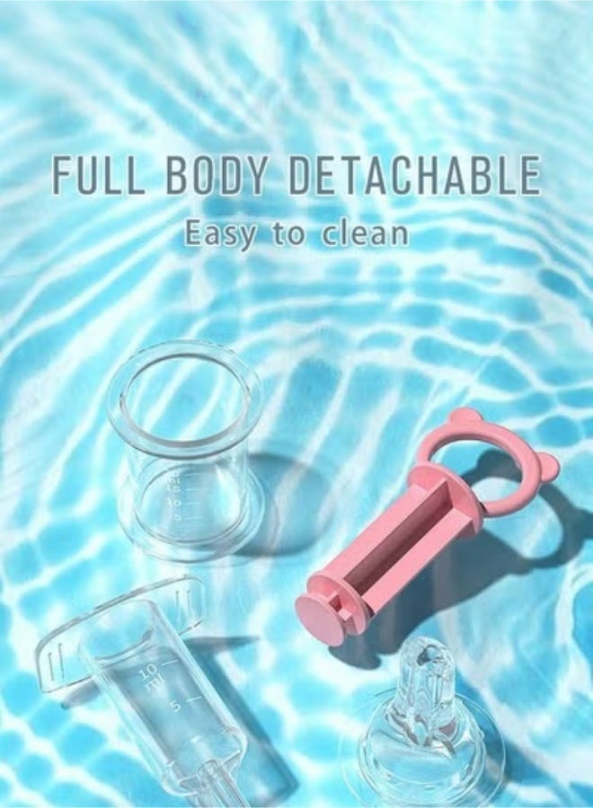 دوكو 5 جهاز كمبيوتر شخصي الطفل الطب تغذية موزع والسيليكون الرضع قطرة الطفل الصغير حقنة التغذية الفموية للطب / الماء / العصير - Image 2