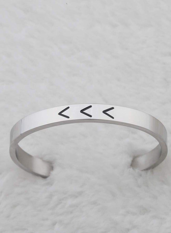 BNQL Down Syndrome Awareness Necklace Keychain Cuff Bracelet with Three Arrows 21 Necklaces Keychain Cuff Bracelet (cuff) - Image 3