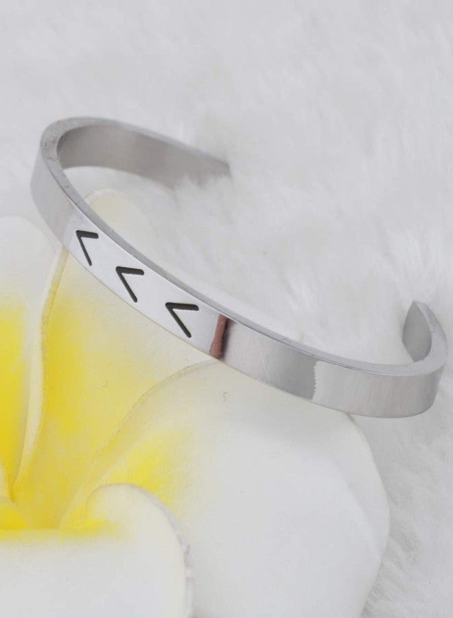 BNQL Down Syndrome Awareness Necklace Keychain Cuff Bracelet with Three Arrows 21 Necklaces Keychain Cuff Bracelet (cuff) - Image 5