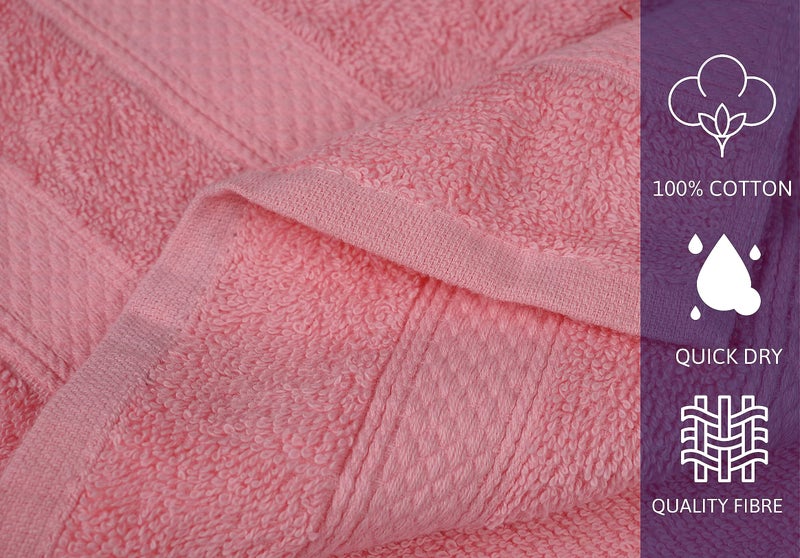 ZUPERIA Classic Hand Towels Pack of 10 (16 x 28 Inches) 100% Ring Spun Cotton Light Weight & Super Absorbent, Fast Drying Hand Towels for Bathroom, Hotels, Travel and Spa (Assorted) - Image 4