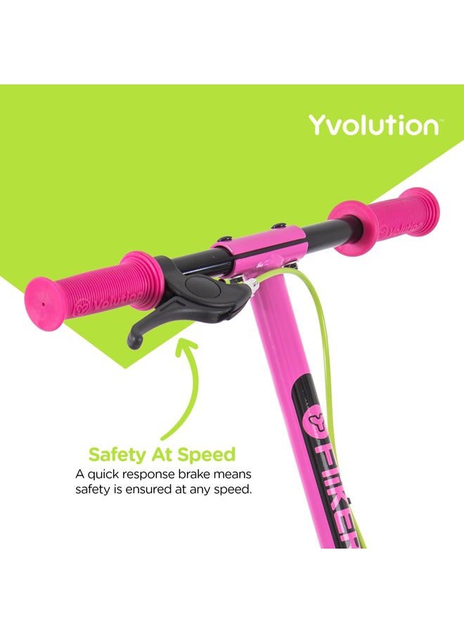 Yvolution Y Fliker Air A1 Scooter 3 Wheels Foldale Wiggle Scooter Self-Propelling Drifting Scooter for Boys and Girls Age 5-8 Years Old(Pink) - Image 3