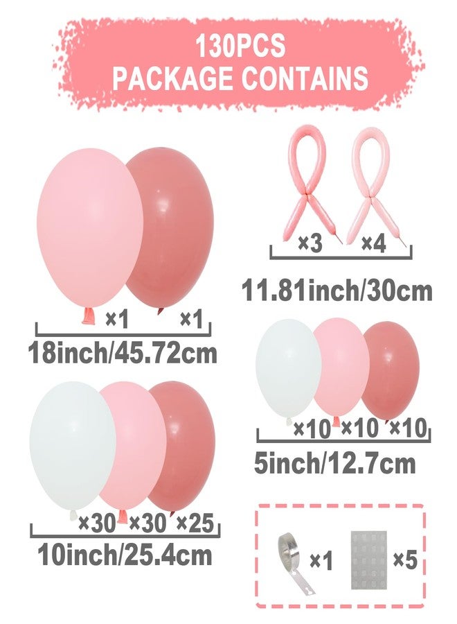 FengRise Pink Bow Balloon Arch Kit,130 PCS Coquette Birthday Decorations, Pastel Pink and White Garland Include Light blush Coquette Bow Balloon for Wedding Bridal Baby Shower Girls' Birthday Decoration - Image 4