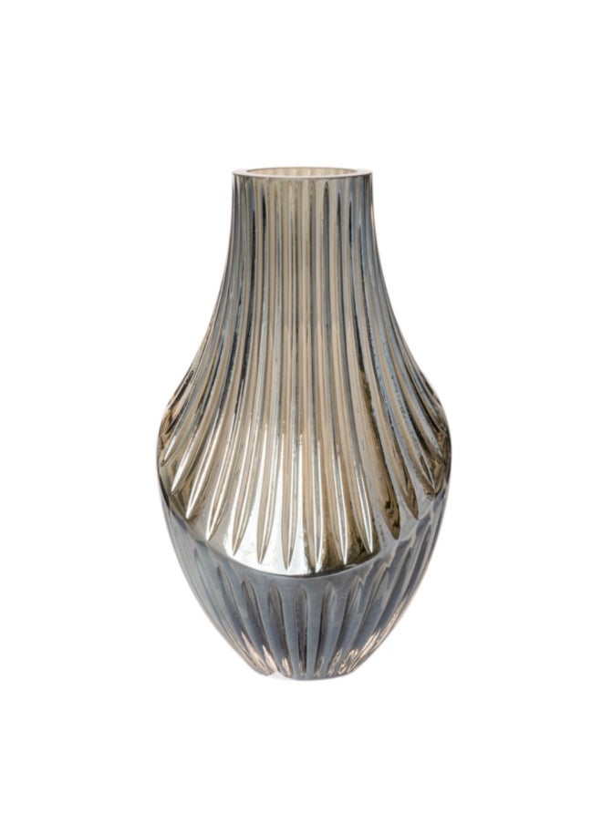 Gulf Flowers Metal Vase  Sleek and durable metal vase, perfect for contemporary and modern settings 