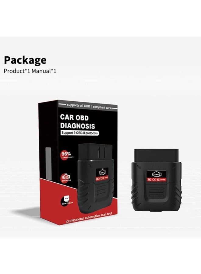 YOUWE7 OBD2 Scanner Bluetooth Auto Diagnostic Scan Tool Car Fault Check Engine Light Wireless Car Code Compatible with iOS & Android Compatible for All OBDII Protocol Vehicle Bluetooth 4.2 - Image 2