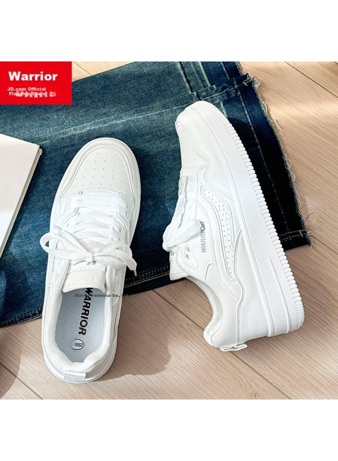 Warrior Official Men's Shoes New Winter Comfortable Versatile Fashion Sneakers White Size 42