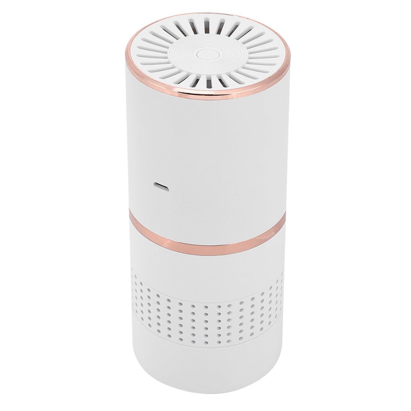 USB Professional Portable Car Air Purifier Mini Household Desktop Air Purifier White - Image 5