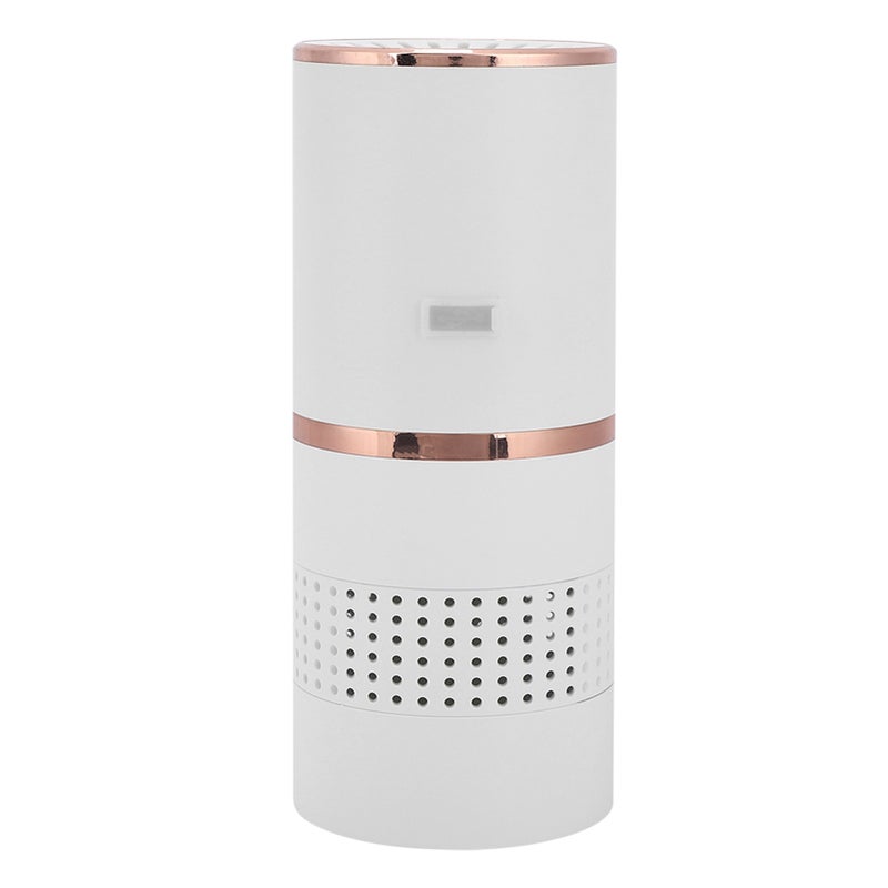 USB Professional Portable Car Air Purifier Mini Household Desktop Air Purifier White - Image 4