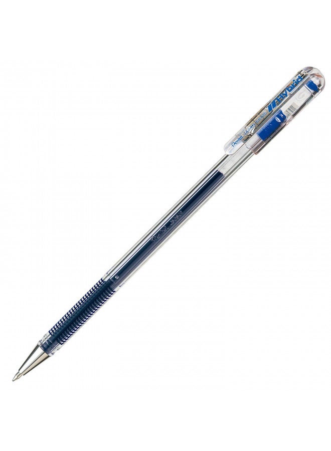 Pentel Gel Ballpoint Pen Hybrid EK105, 0.5mm Tip, Blue Ink (EK105-GC)
