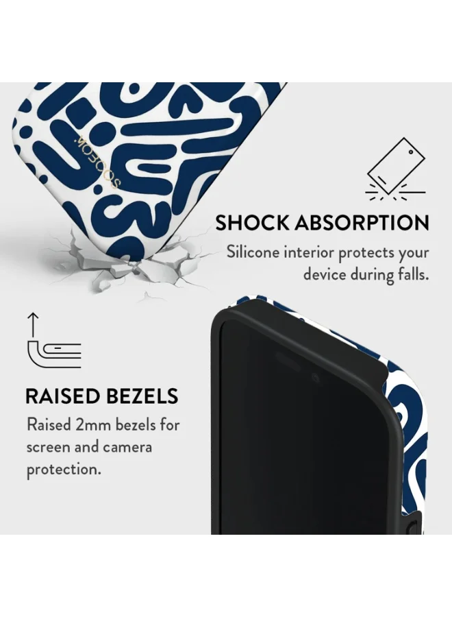 Mobcos Mobcos iPhone 16 Pro Max Abstract Premium Case Compatible with Hybrid Dual-Layer Hard Shell + Silicone Protection - Scratch-Resistant Shockproof Mobile Cover