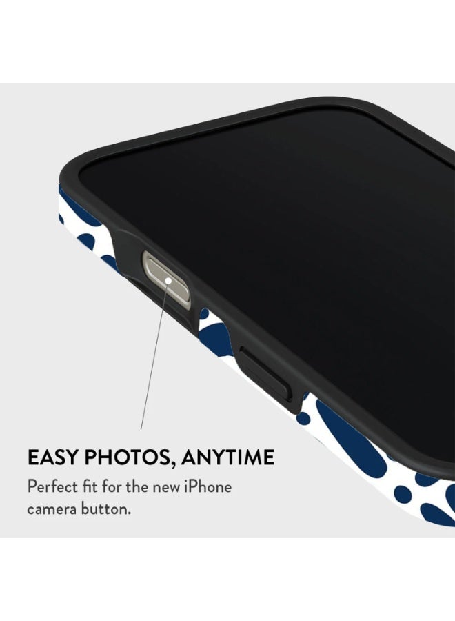 موبكوس جراب ايفون  برو ماكس فاخر بتصميم تجريدي متوافق مع طبقة مزدوجة صلبة وسيليكون للحماية مقاوم للخدش والصدمات - Image 5