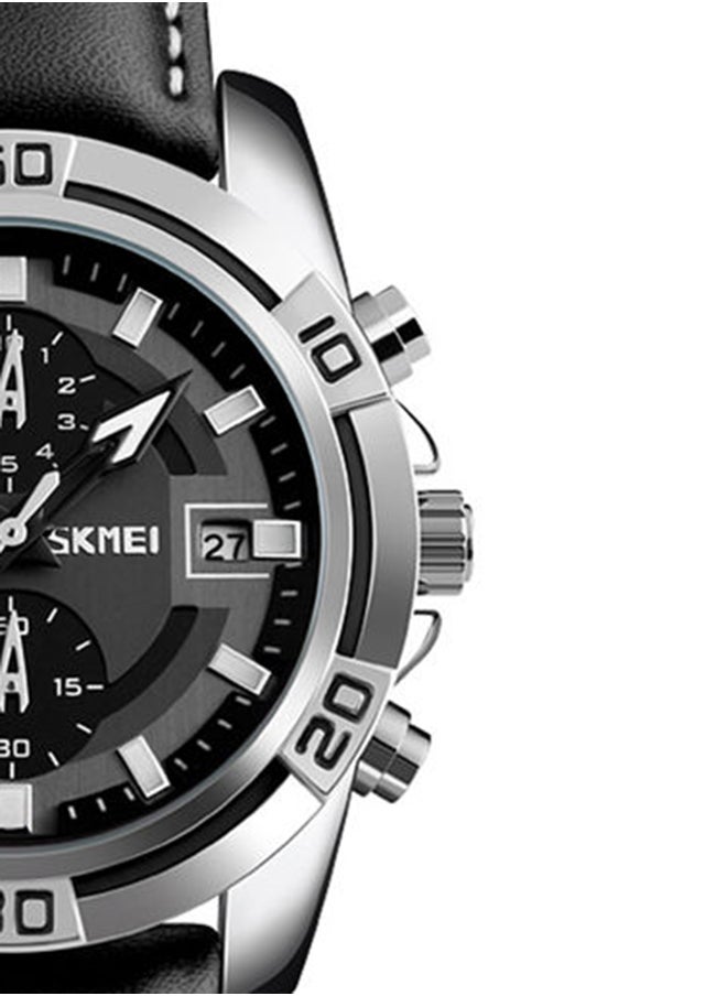 SKMEI - Men's Water Resistant Chronograph Watch 9156h - 47 mm - Black - Image 1