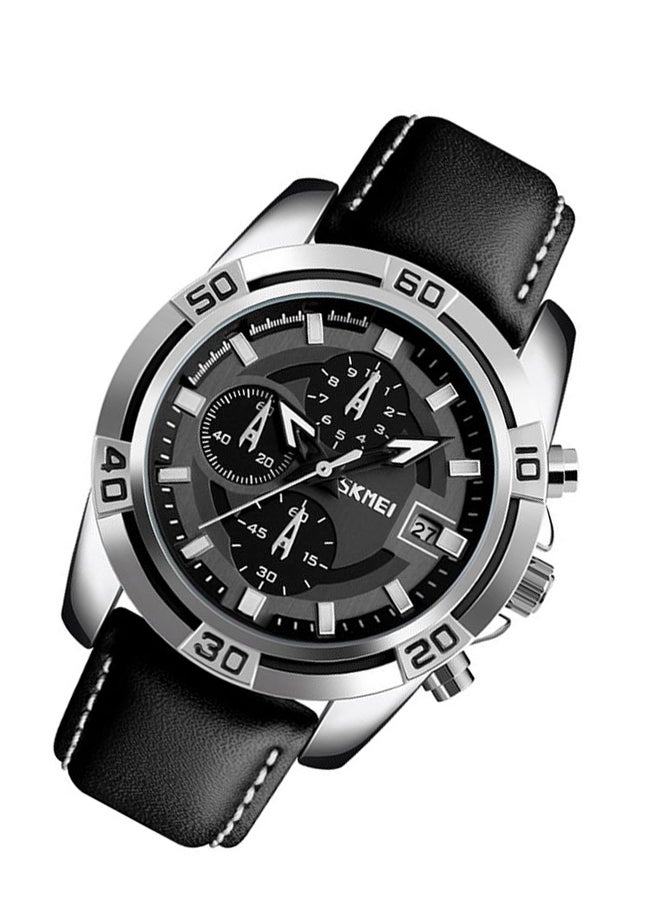 SKMEI - Men's Water Resistant Chronograph Watch 9156h - 47 mm - Black - Image 1