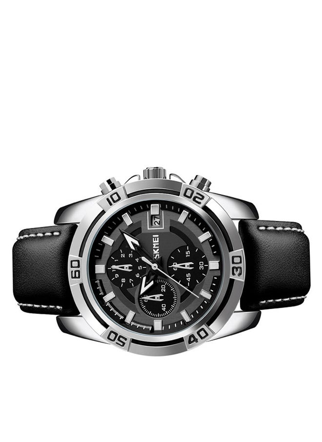 SKMEI - Men's Water Resistant Chronograph Watch 9156h - 47 mm - Black - Image 1