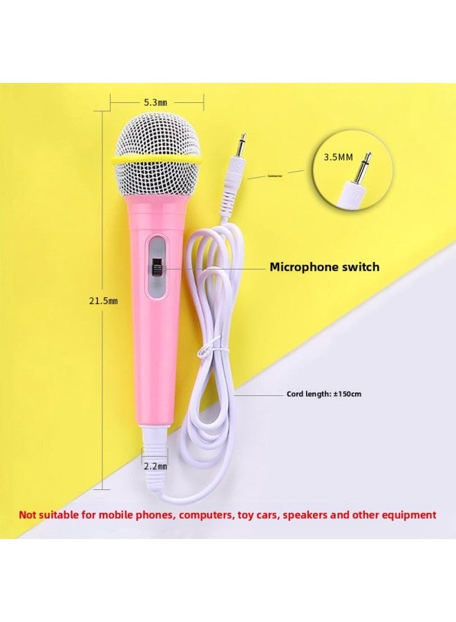Children's Wired Microphone Early Education Robot Story Machine 3.5mm Special Audio Microphone Enlightenment Learning Video-Color:Blue 3.5mm-Specifications:1  - Image 5
