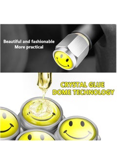 Smiley Face Locking Tire Valve Caps Anti Theft Design with Rubber Ring Decoration Accessories Thicken Brass Tire Valve Stem Caps Universal for Car/SUV/Bicycle/ Truck/Motorcycle - pzsku/ZD37F0D7A98DFF306CC88Z/45/_/1695179786/e186a321-710d-4931-9d70-4b94bb038893