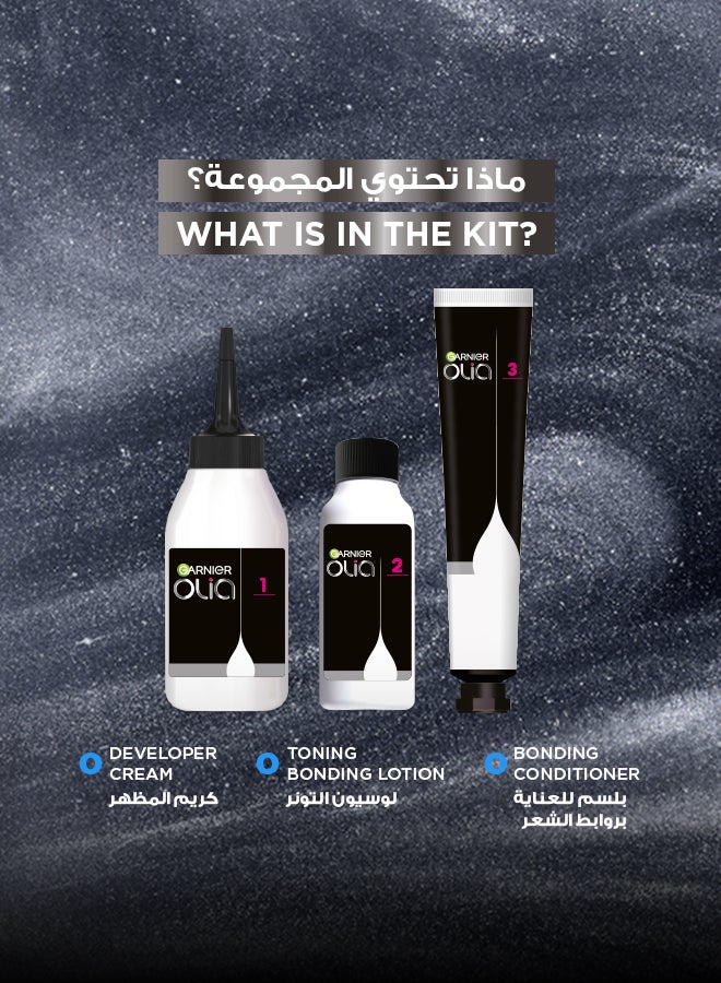 Garnier Olia Hi-Shine Toner No Ammonia for Bleached/ Highlighted Hair, Platinum Blonde, Vegan - Image 4