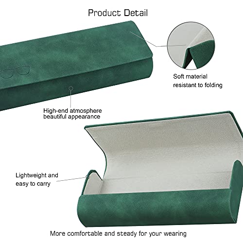VisionGlobal Hard Shell Eyeglass Case for Eyeglasses and Sunglasses for Men/Women and Kids - Image 2