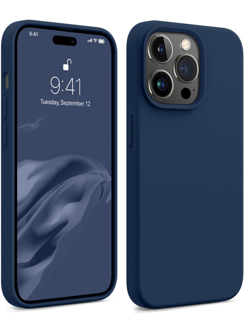 BORTONY iPhone 14 Pro Max Case Liquid Silicone Anti Scratch Anti Fingerprint Soft Silky Touch Shockproof Protective Cover for Apple iPhone 14 Pro Max - Image 1