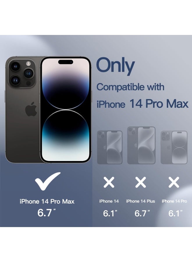 BORTONY iPhone 14 Pro Max Case Liquid Silicone Anti Scratch Anti Fingerprint Soft Silky Touch Shockproof Protective Cover for Apple iPhone 14 Pro Max - Image 2