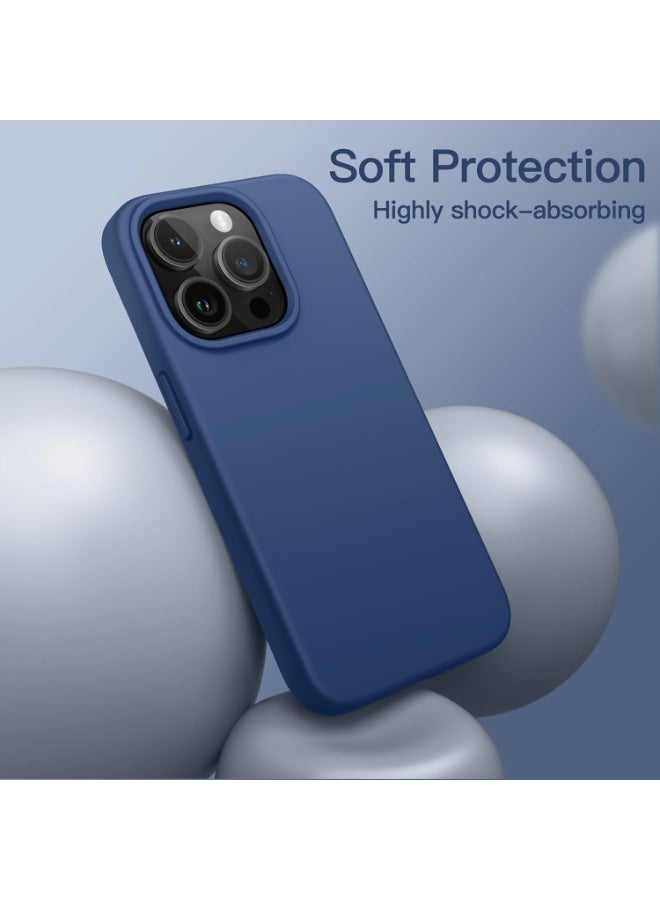 BORTONY iPhone 14 Pro Max Case Liquid Silicone Anti Scratch Anti Fingerprint Soft Silky Touch Shockproof Protective Cover for Apple iPhone 14 Pro Max - Image 3
