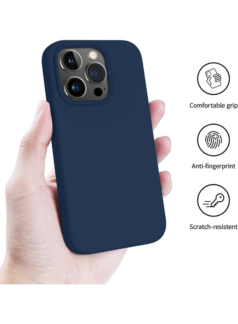 BORTONY iPhone 14 Pro Max Case Liquid Silicone Anti Scratch Anti Fingerprint Soft Silky Touch Shockproof Protective Cover for Apple iPhone 14 Pro Max - Image 4