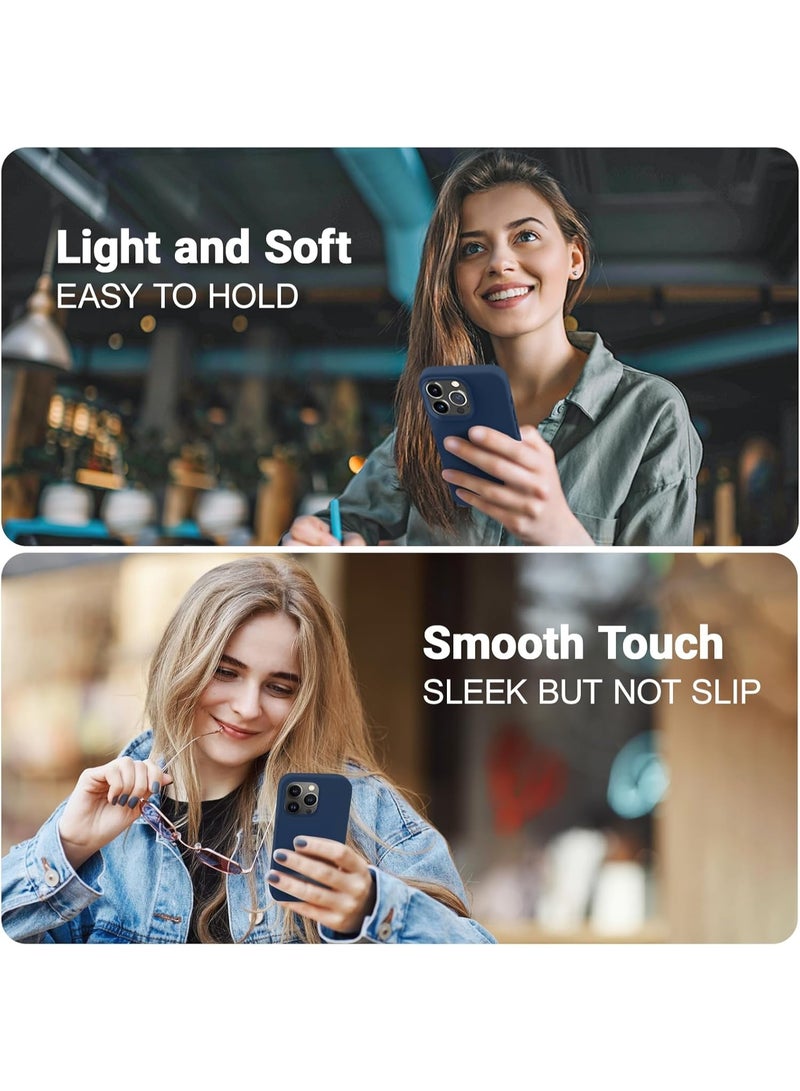 BORTONY iPhone 14 Pro Max Case Liquid Silicone Anti Scratch Anti Fingerprint Soft Silky Touch Shockproof Protective Cover for Apple iPhone 14 Pro Max - Image 5